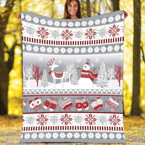 Merry christmas fleece blanket