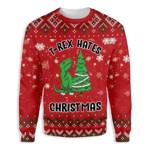 1633405843362c65d55f T-rex hates Christmas sweater