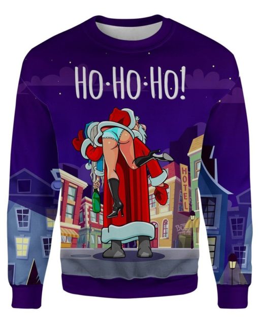 1633511379756 Santa girl ho ho ho unisex ugly Christmas sweater