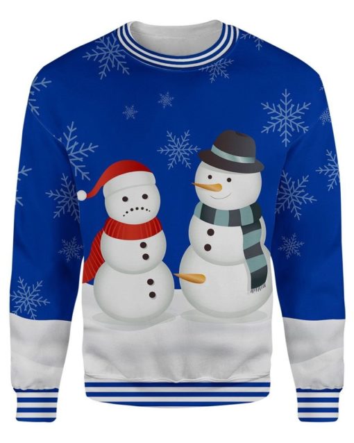 1633511768875 Snowman prank unisex ugly Christmas sweater