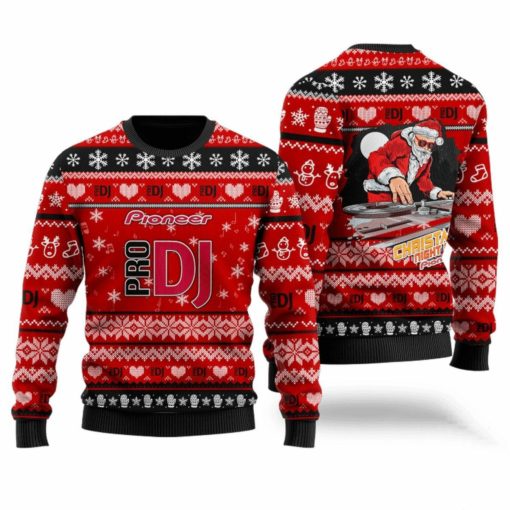 1634372020272 Dj Santa ugly Christmas sweater