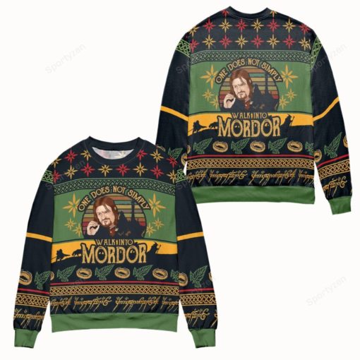 1634804438338 One Does Not Simply Ugly Sweater #201021V
