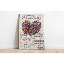 16390334294604ab0c5e Canvas With Wooden Style - To A Wonderful Mother-In-Law You Are My Friend