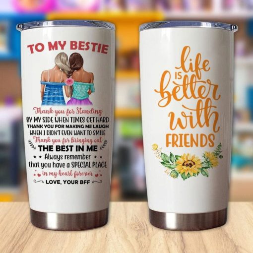 1639033447dadd39dd7d Gift For Friend Bestie Thanks For Bringing Out The Best In Me - Tumbler