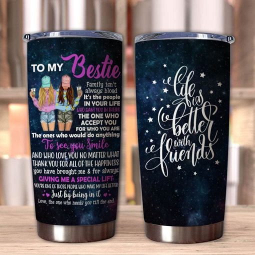 1639033447dd0c9be65b Gift For Friend Bestie Thanks For All Of The Happiness You Have Brought Me - Tumbler
