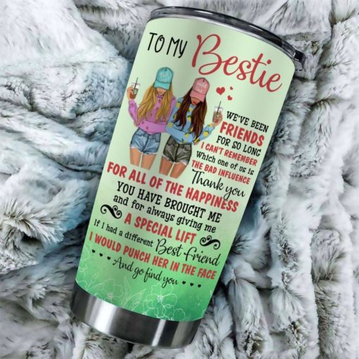 1639033447ebb1e25d5b Gift For Friend Bestie Thanks For All Of The Happiness You Have Brought Me - Tumbler