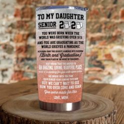 16390334483fcc5063d6 Gift For Daughter We Can?t Wait To See How You Overcome And Soar & You Were Made For This - Tumbler