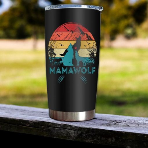 1639033448e140357264 Gift For Mom Mamawolf - Tumbler