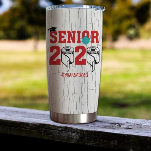 1639033449dfd124827a Gift For Friend Senior 2020 Quarantined Crackle Painting - Tumbler
