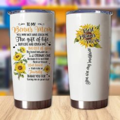 1639033450a2a8ce9590 Gift For Bonus Mom Thanks For Loving Me As Your Own - Tumbler EU