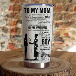 1639033450a36ef5fa4b Gift For Mom It Doesn't Matter How Far I Go In Life You'll Always Be My Loving Mother Crackle Painting - Tumbler