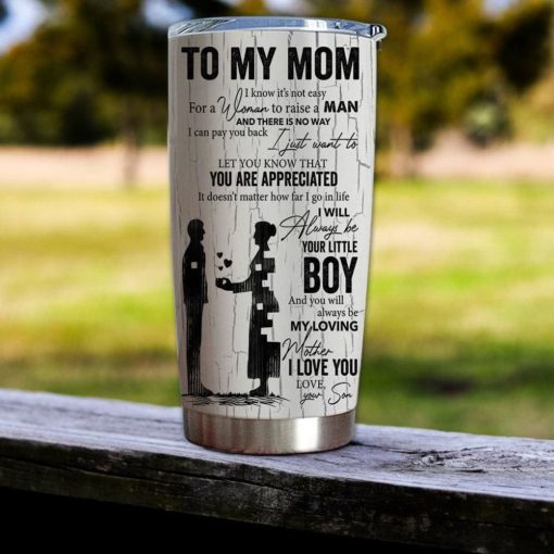 1639033450dd93d7f77c Gift For Mom It Doesn't Matter How Far I Go In Life You'll Always Be My Loving Mother Crackle Painting - Tumbler