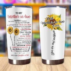 163903345152b567cbbb Gift For Mom Mother-In-Law Thanks For Bringing My Husband Into This Beautiful World - Tumbler
