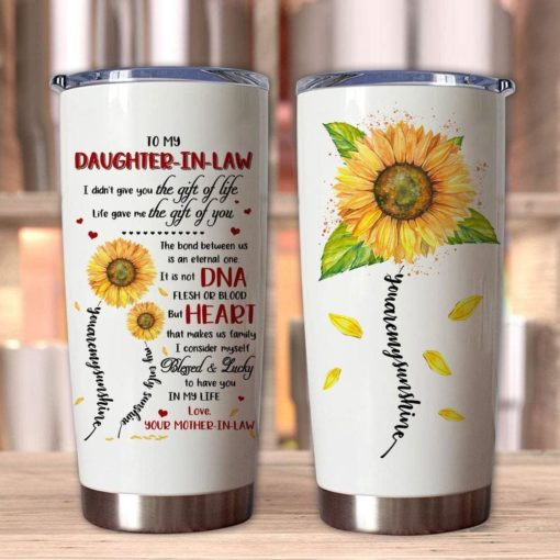 16390334518d42517b87 Gift For Daughter Daughter-In-Law I Consider Myself Blessed & Lucky To Have You In My Life - Tumbler