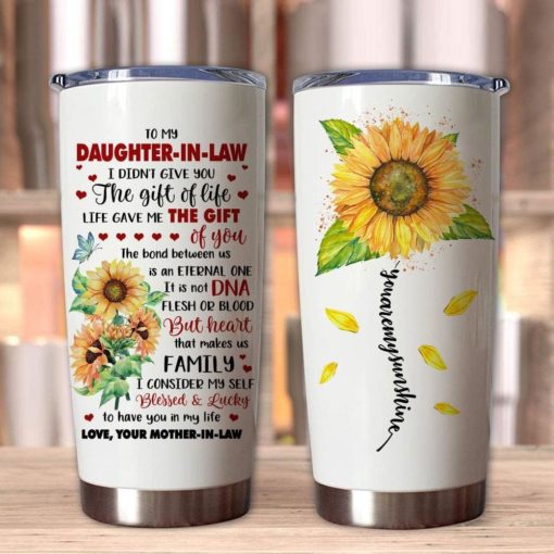 1639033451dd18c20420 Gift For Daughter Daughter-In-Law I Consider Myself Blessed & Lucky To Have You In My Life - Tumbler