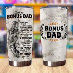 1639033451e818a2d3ab Gift For Dad Bonus Dad Lioness Crown Thanks For Always Being There For Me & Continue To Do Everyday - Tumbler