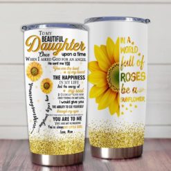 1639033452fa585150b1 Gift For Daughter You're The Beat Of My Heart & Always My Little Girl - Tumbler