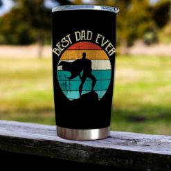 16390334532a4c745839 Gift For Dad Superman Art Best Dad Ever - Tumbler