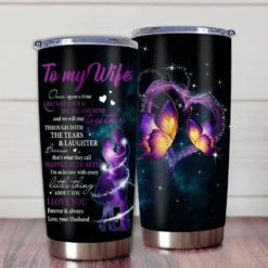 16390334532a563e3d91 Gift For Wife Butterfly Art We'll Stay Together Through Both The Tears & Laughter I Love You Forever & Always - Tumbler