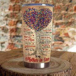 1639033453f6aec01fcd Gift For Mom Mother-In-Law Heart Tree Art Thanks For Bringing My Husband Into This Beautiful World - Tumbler