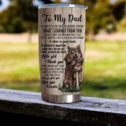 16390334553ae225390a Gift For Dad Wolf Art Thanks For Being My Dad & If I Had A Different Dad I Would Go Find You - Tumbler