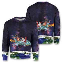 1640936260469 Santa in the space Christmas sweater