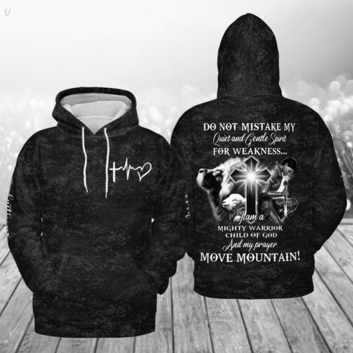 1642302484900 Do Not Mistake God Lion and Lamb Hoodie 3D #150122V