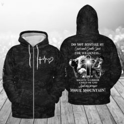 1642302484911 Do Not Mistake God Lion and Lamb Hoodie 3D #150122V