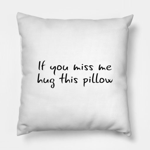 18795367 0 If you miss me hug this pillow