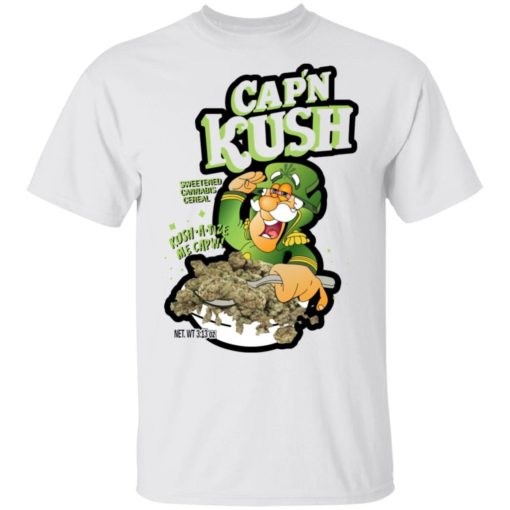 Capn kush sweetened cannabis cereal shirt Capn kush sweetened cannabis cereal shirt