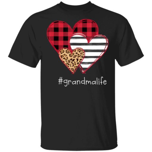 Grandmalife Shirt Striped Leopard Buffalo Plaid Printed Splicing Heart Valentines Day Shirt Grandma life T Shirt #Grandmalife shirt striped leopard buffalo plaid printed splicing heart valentine’s day shirt grandma life t-shirt