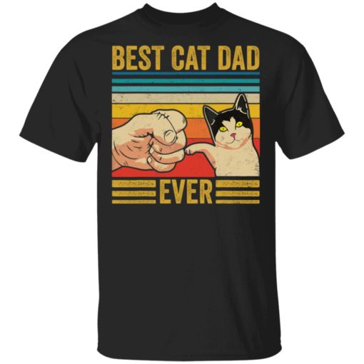 redirect 2243 Best cat Dad ever shirt