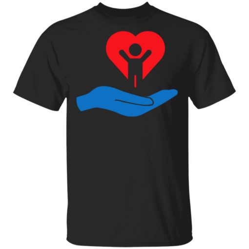 redirect 3484 Autism awareness my hand heart gift graphic tees t-shirt