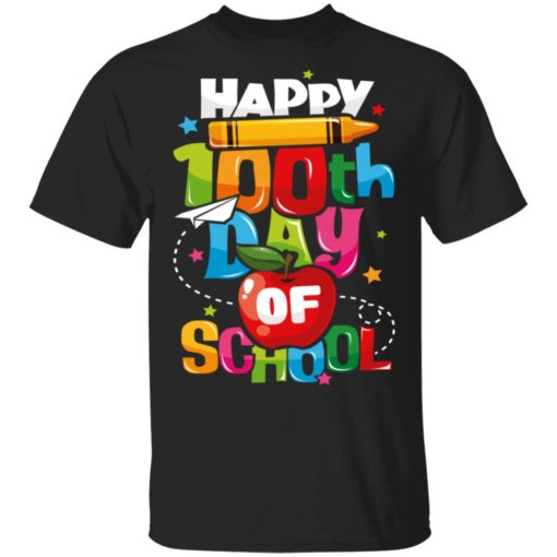 redirect 500 Happy 100 days teacher of school shirts