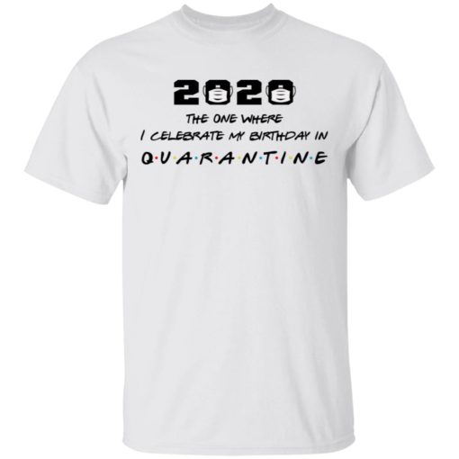 redirect 2020 the one where I celebrate my birthday in quarantine shirt