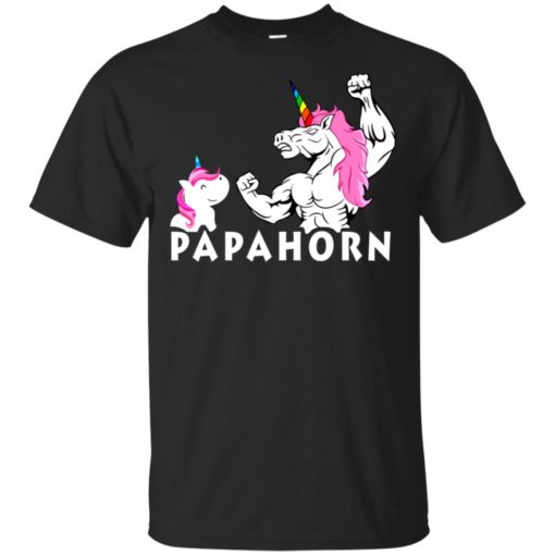 redirect 6879 Daddy unicorn and baby Papahorn shirt