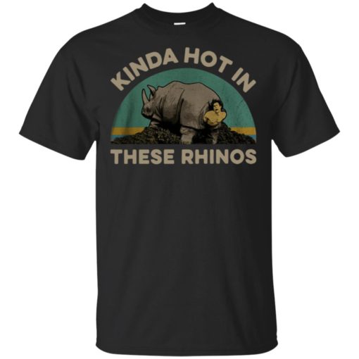redirect 851 Kinda hot in these rhinos retro shirt