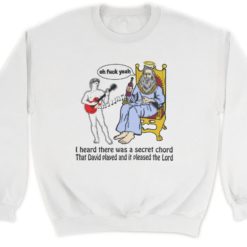 I heard there was a secret chord that David played and it pleased the lord sweatshirt I heard there was a secret chord that David played and it pleased the lord shirt