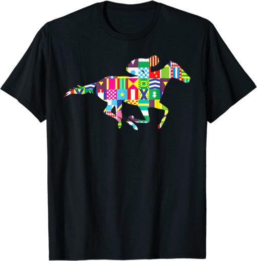 Kentucky Horse Racing Silks T Shirt Kentucky horse racing silks t-shirt