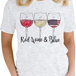 Red wine and blue 4th of July wine red white blue wine glasses shirts Red wine and blue 4th of July wine red white blue wine glasses shirt
