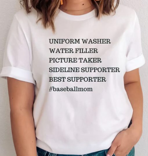 Uniform washer water filler picture taker sideline supporter best supporte t-shirt