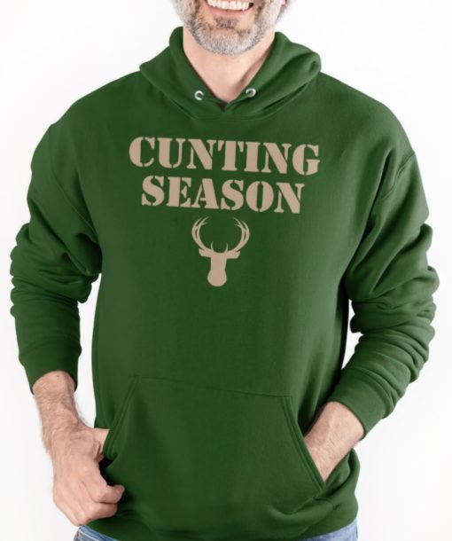 cunting season hoodie