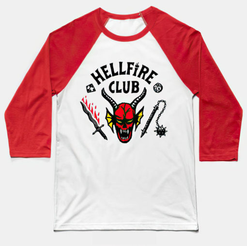 red Hellfire club raglan shirt
