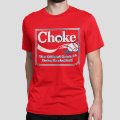 Choke drink of cubs baseball shirt