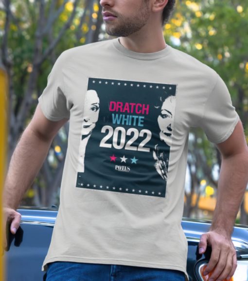 Dratch white 2022 t-shirt