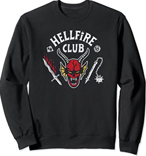 Hellfire Club Skull black sweatshirt Hellfire club skull black sweatshirt