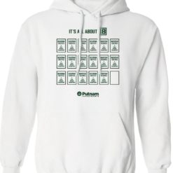 It's all about 18 Putnam investments hoodies