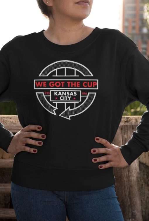 we got the cup kansas city sweatshirt We got the cup Kansas city sweatshirt