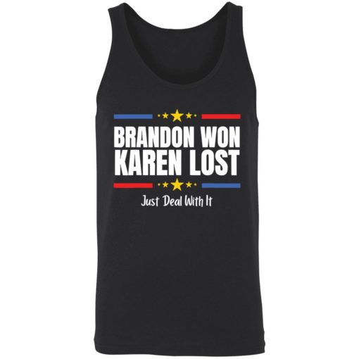 Endas Brandon won Karen lost Joe Biden won deal with it shirt 8 1 Brandon won Karen lost just deal with it shirt