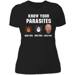 Endas Know your parasites Anti Joe Biden T Shirt 6 1 Know your parasites deer tick dog tick luna tick J*e B*den shirt